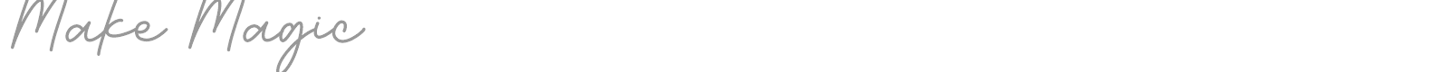 Make Magic font preview